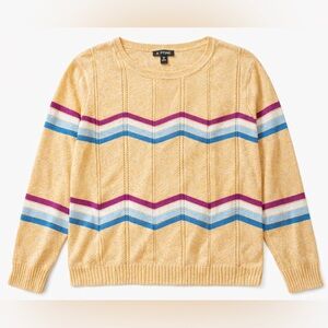 Jessica Simpson Chevron Knit Sweater – Women’s XL